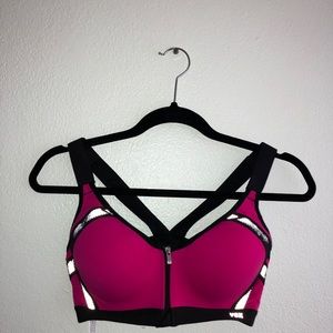 Victorias Secret Front Close Zip Sports Bra VSX